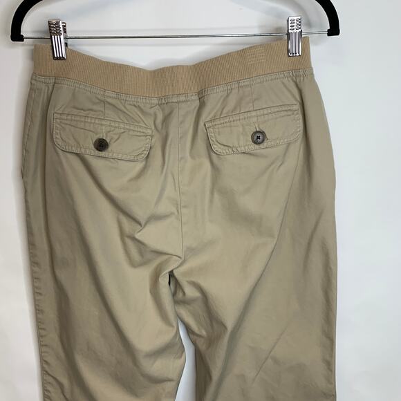 Lands' End Khaki Twill Pants Sz 6 Cotton - Picture 5 of 9